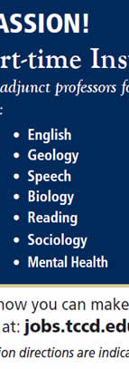 Become An Instructor at Tarrant County College